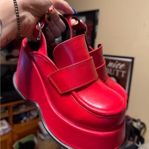 Delia's Red Platform Women's Shoes